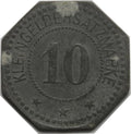10 fenigów Bayeriche Uberlandcentrale Haidhof