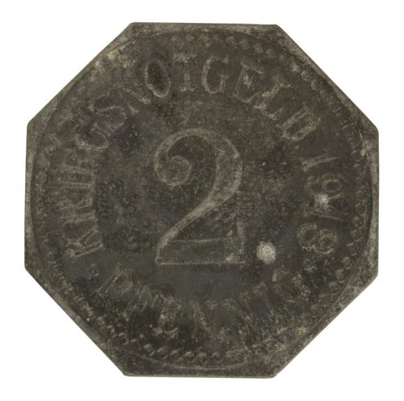 2 fenigi 1918 Apolda Saksonia
