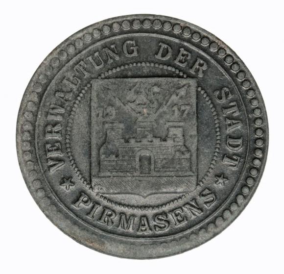 50 fenigów 1917 Pirmasens Palatynat