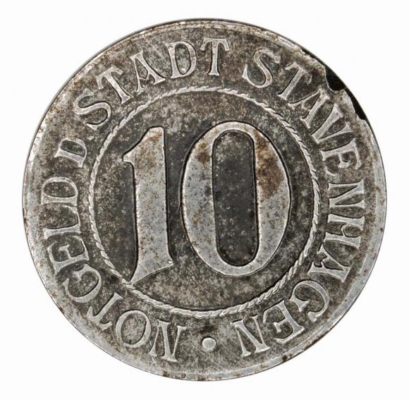 10 fenigów Stavenhagen Meklemburgia