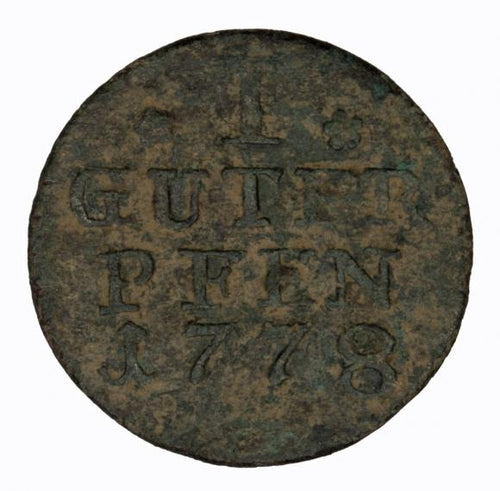 1 fenig 1778 Fryderyk II Wielki Prusy Berlin