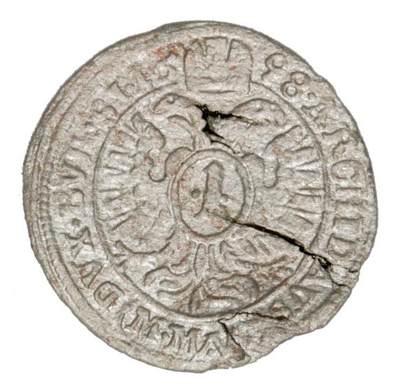 1 krajcar 1698 Leopold I Habsburg Śląsk Wrocław