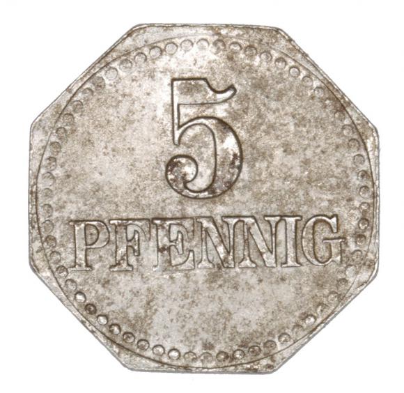 5 fenigów 1917 Warburg Westfalia