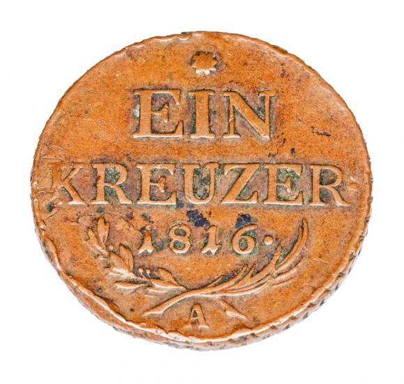 1 krajcar 1816 Franciszek II Habsburg Austria Wiedeń