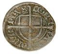 Grosz 1498-1510 Fryderyk Saski Zakon Krzyżacki
