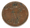1 penni 1902 Mikołaj II Romanow Finlandia okupacja rosyjska Helsinki