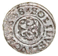 Szeląg 1648 Krystyna Waza Liwonia