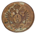 1/2 krajcara 1800 Franciszek II Habsburg Austria Wiedeń