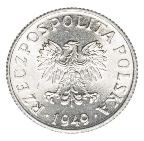 1 grosz 1949 PRL Warszawa